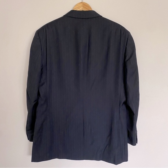 Jos. A. Bank Navy Pinstripe Classic Single-Breasted Blazer - Picture 2 of 5